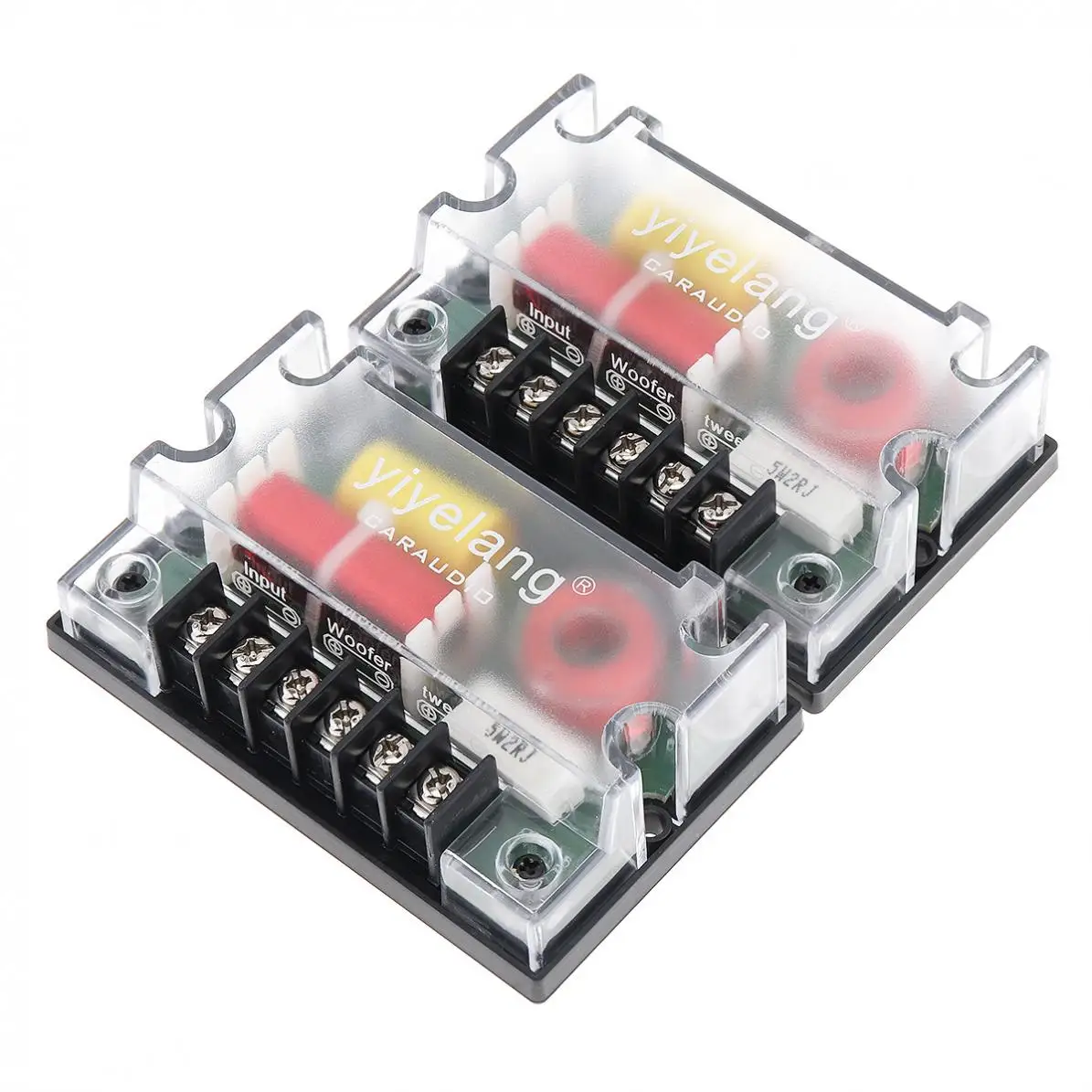 

2pcs 2 Way Car Audio Frequency Divider Circuit Automobiles Audio Loudspeaker Speaker Woofer Wave Filter Auto Accessories New