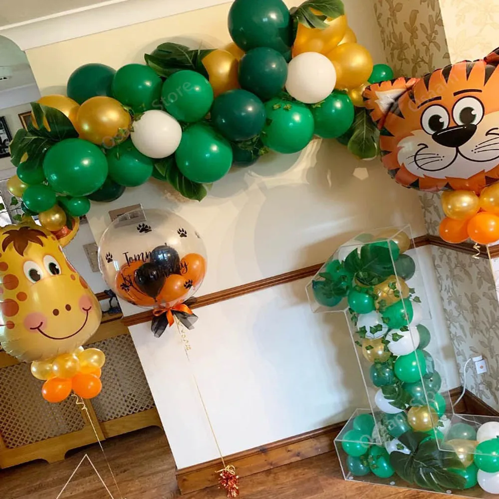 Воздушные шары с коровой тигровой зеброй воздушные латексные животным гелий