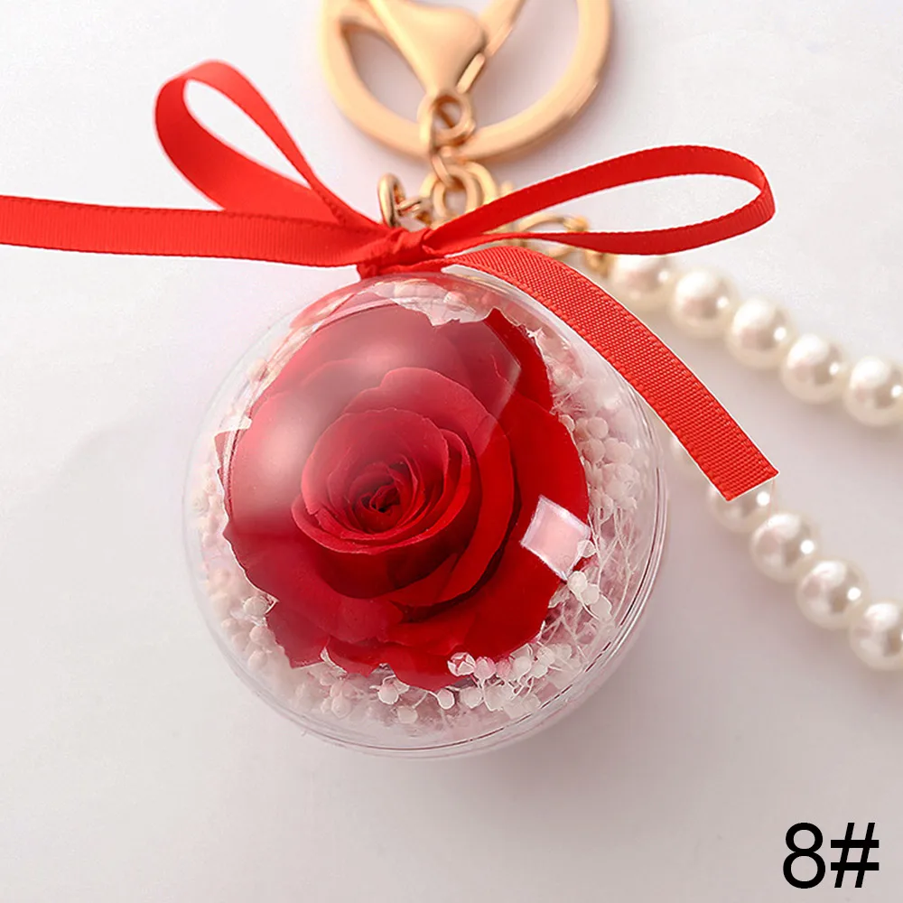 Первоклассный креативный подарок ко Дню Святого Валентина, вечерние подарки-сюрприз, свадебный подарок, брелок "Цветок", который никогда не затихнет - Цвет: D