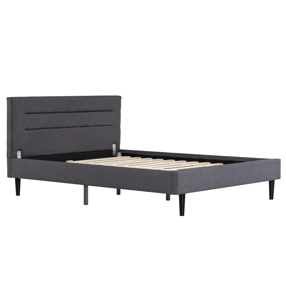 

Right Angle Horizontal Line Decorative Soft Pack Bed Linen Dark Gray Queen