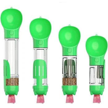 

Portable Pet Dog Water Bottle Drinking Water Dogs Food Bowl With Shovel Outdoor Travel Pet Puppy Cat Water Dispenser Feeder