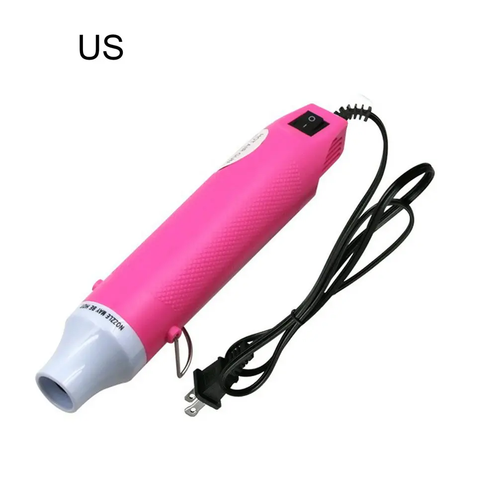 Hot Air Gun Portable Soft Hot Air Tool Ceramic Shrinking Heat Tool Soft Ceramic Heat Tool For DIY Embossed Powder airless sprayer Power Tools