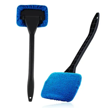 

Microfiber Window Brush Detachable Wiper Cleaner Cleaning Brush with Cloth Pad Car Auto Glass Wiper With Long Handle