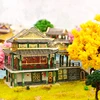 MMZ MODEL 3D Metal Puzzle IRON STAR THE OLD SUMMER PALACE Series Model J52211 DIY Assemble Model Toys for Children Gift Adult 4