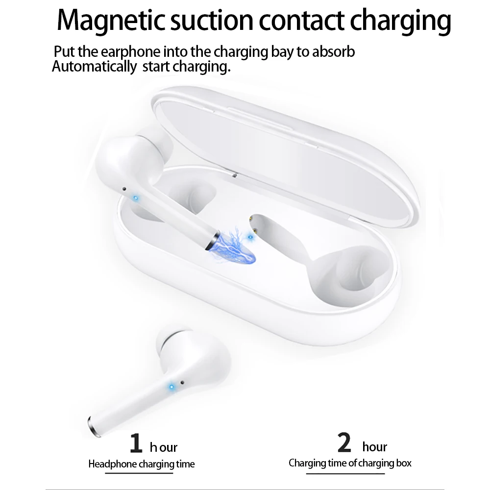 Tws Fone De Ouvido Bluetooth наушники Ipx5 Водонепроницаемый беспроводной бас гарнитура спортивные Bluetooth наушники для телефона с микрофоном Pk I10