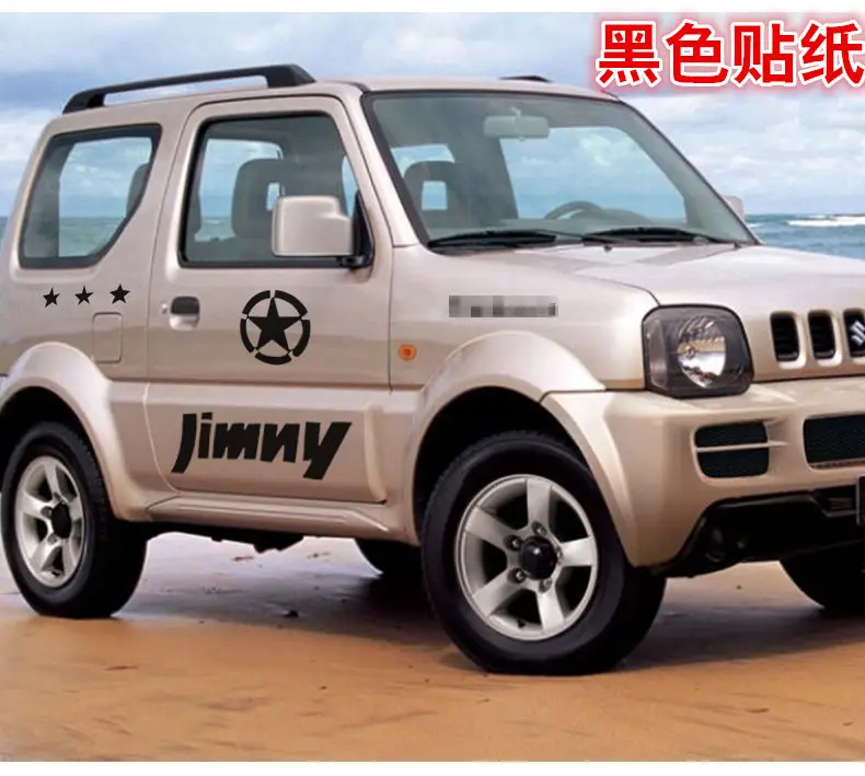 2 шт. для Suzuki Jimny Внедорожный полный автомобильный стикер для тела ремонт Lahua JIMNY Автомобильная дверь звезда Наклейка декоративная наклейка