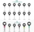 39 шт Автомобильный Терминал Removal Tool Kit Wire Connector Pin Release Key Extractor Набор Инструментов для большинства Разъемных Клемм