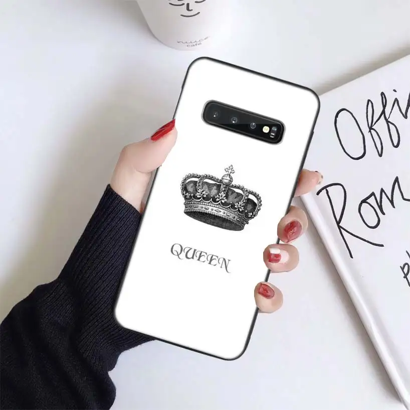 Черный чехол для samsung Galaxy A50 A70 A50S A10S A20S A10 A20E A30 A40 M40 M30S A80 мягкий чехол для телефона - Цвет: BS262-7