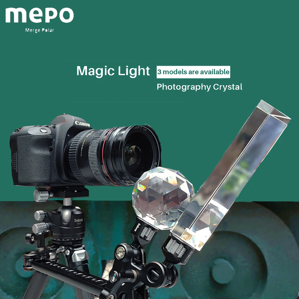 

Vlogger Crystal Ball Filter Camera Optical Glass Magic Glow Effect Photo Crystal Lens Decorative Photography Studio Accessories
