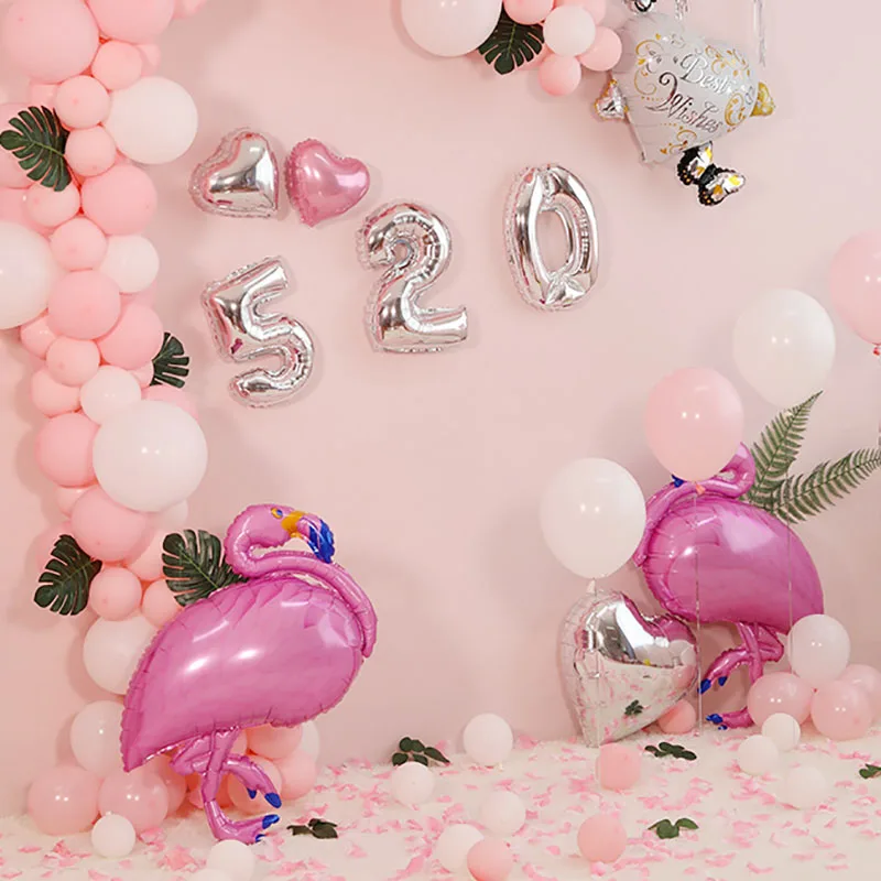 

Flamingo Cake Foil Balloon Birthday Decoration Kids Adult Party Balloons Helium Air Globos Wedding Supplies