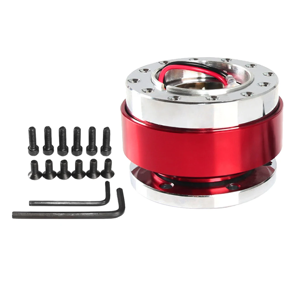 Racing Quick Release Snap Off Hub Adapter for 6 hole Steering Wheel
