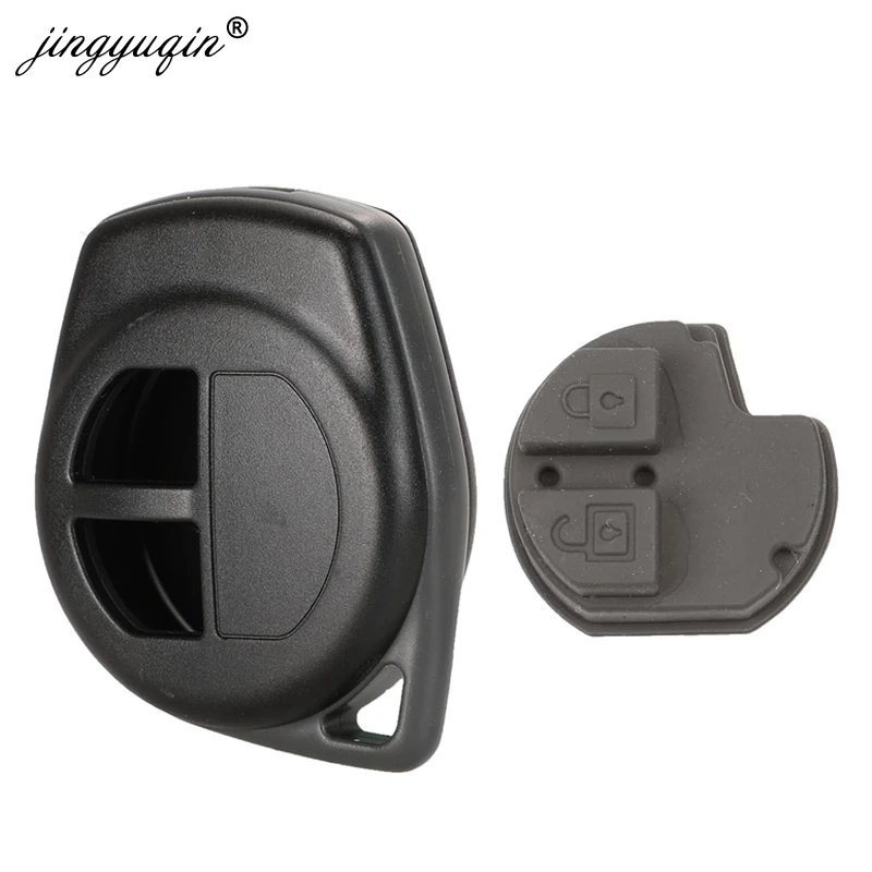 Jingyuqin 2 кнопки дистанционного ключа чехол с кнопкой Pad для Suzuki Igins Alto SX4 Vauxhall Agila 2005-2010 замена Fob оболочки