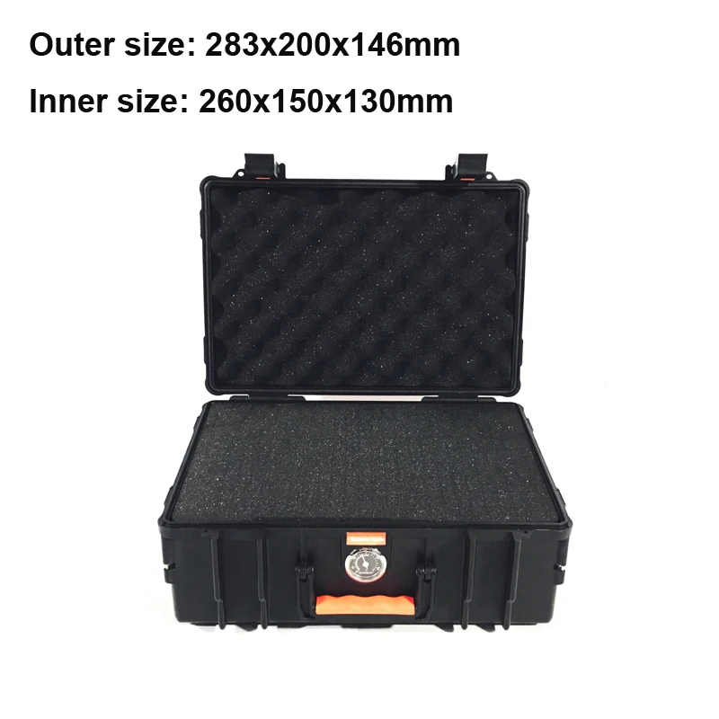 Водонепроницаемый чехол для инструмента Влагостойкий Чехол для фотографического оборудования сушильная печь защитная коробка для хранения объектива с предварительно вырезанной губкой - Цвет: JY-2.6-1511