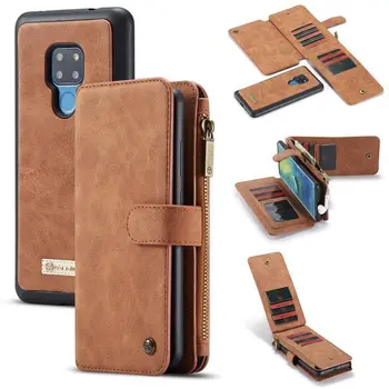 

Removable Leather Case For Huawei Mate 20 Pro Mate 20 Lite P30 Lite Multifuntion Case For Huawei P30 Pro Magnetic Wallet EEMIA