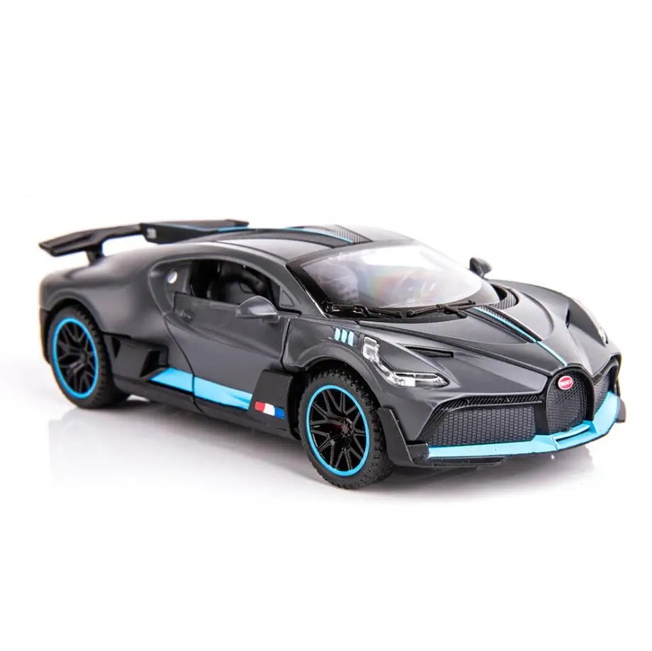 

Hot 1:32 Scale Super Sport Car Metal Model With Light And Sound Bugattis Divo Diecast Vehicle Toys Collection For Boys Gift