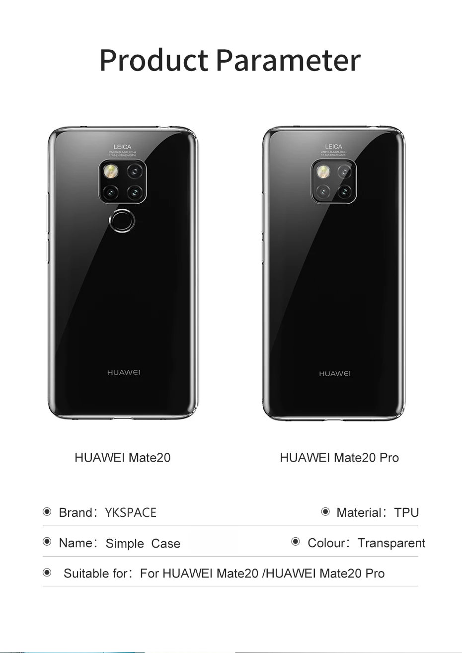 רך סיליקון TPU Ultra דק שקוף מקרה עבור Huawei Mate 10 20X30 פרו לייט 20X כרית אוויר מקרים עמיד הלם חזור טלפון כיסוי iphone 11 Pro Max  silicone case