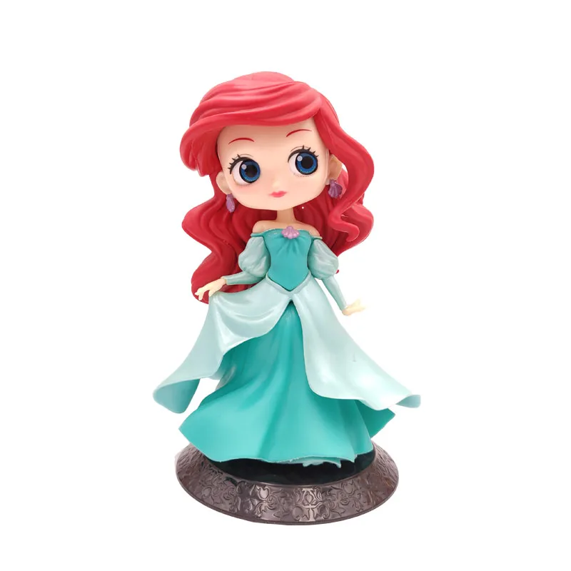 Disney 21 Стили Q Posket замороженная Королева Эльза и Анна Фигурки игрушки куклы Aurore ПВХ Аниме Куклы Фигурки Коллекционная модель детские игрушки - Цвет: 2