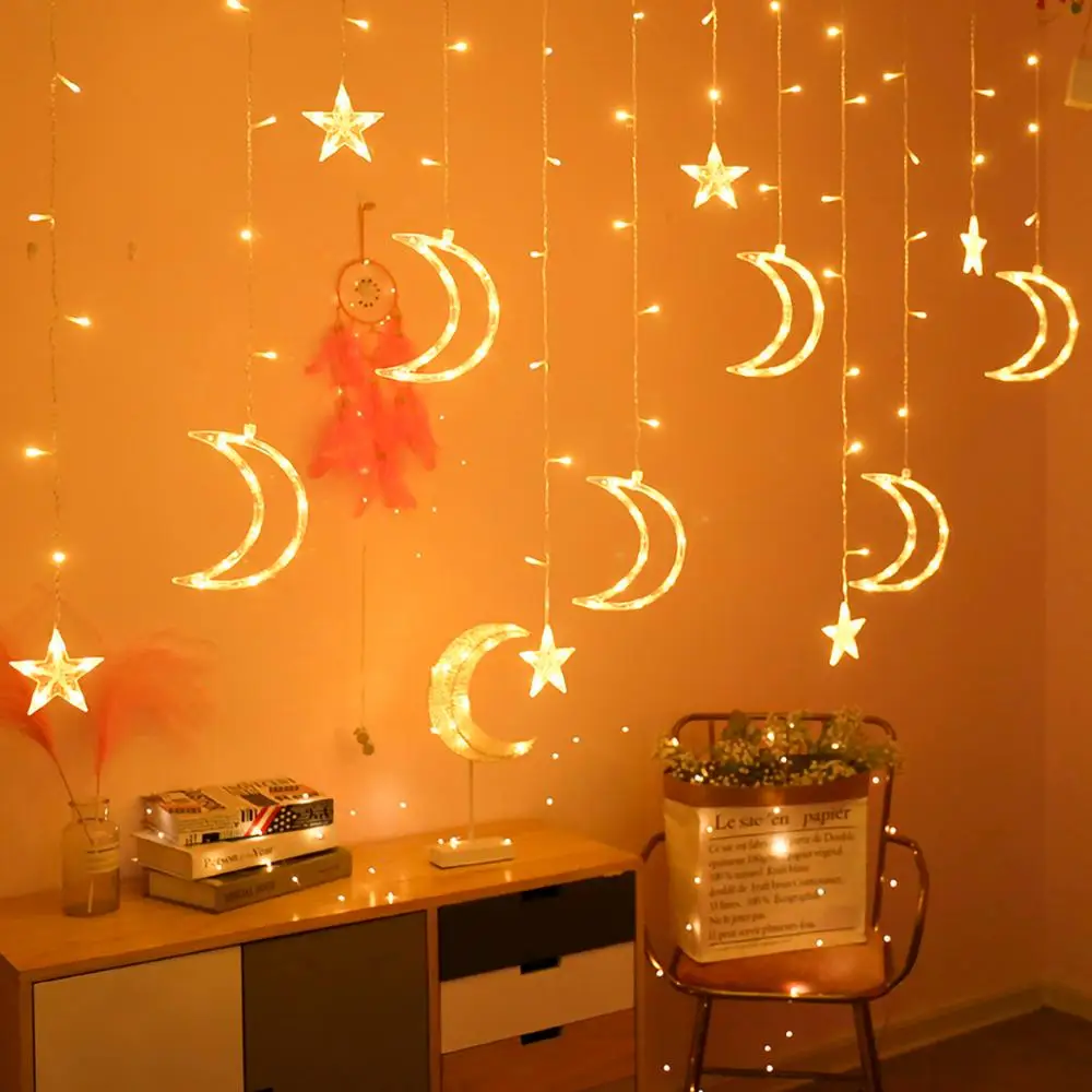 QIFU Eid Mubarak Light Ramadan Decoration Ramadan Kareem Decor Islamic Muslim Party Decor Ramadan and EID Decoration Eid Al Adha