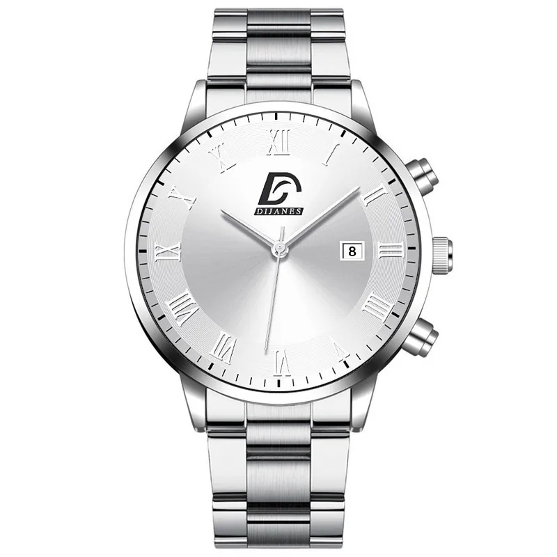 2022 Fashion Mens Gold Stainless Steel Watches Luxury Minimalist Quartz Wrist Watch Men Business Casual Watch relogio masculino 