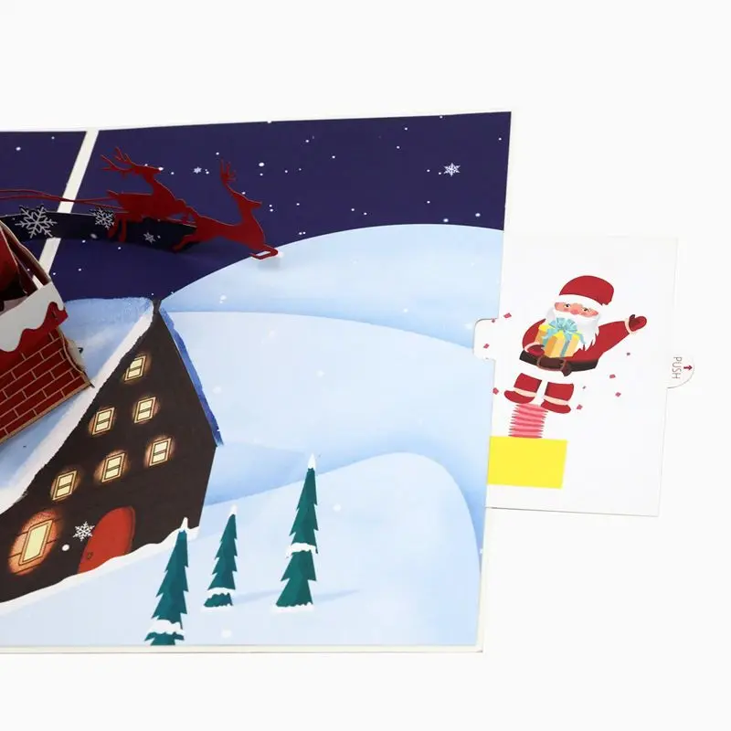 1pcs 3D Up Greeting Cards With Envelope Cut Post Card For Birthday Christmas Valentine\' Day Party Wedding Decoration Dropship