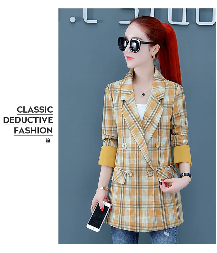 W090511 Осень стиль длинный рукав костюм воротник Slim Fit похудение элегантный маленький костюм пальто