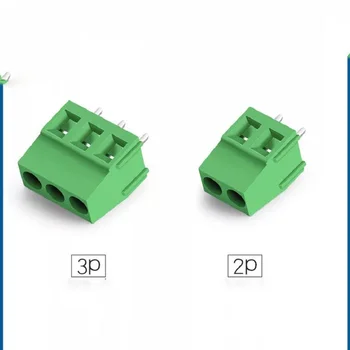 

50pcs KF128-3P PCB Screw Terminal Block Connectors 300V 10A DG128 KF128 KF128-2P Pitch 5.0MM/0.2inch