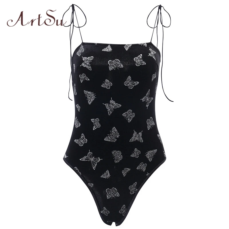 Artsu Lace Up Bow Butterfly Print Bodysuit Women Summer Clothes Tops Bodysuits Bathing Suit Beach Off Shoulder Bodysuit Romper Artsu Lace Up Bow Butterfly Print Bodysuit Women Summer Clothes Tops Bodysuits Bathing Suit Beach Off Shoulder Bodysuit Romper