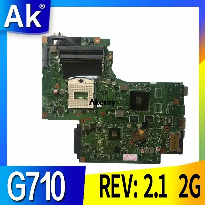 

DUMB02 mainboard REV: 2.1 for Lenovo G710 notebook motherboard G710 motherboard Graphics card chip GT745M 2G 100% test work