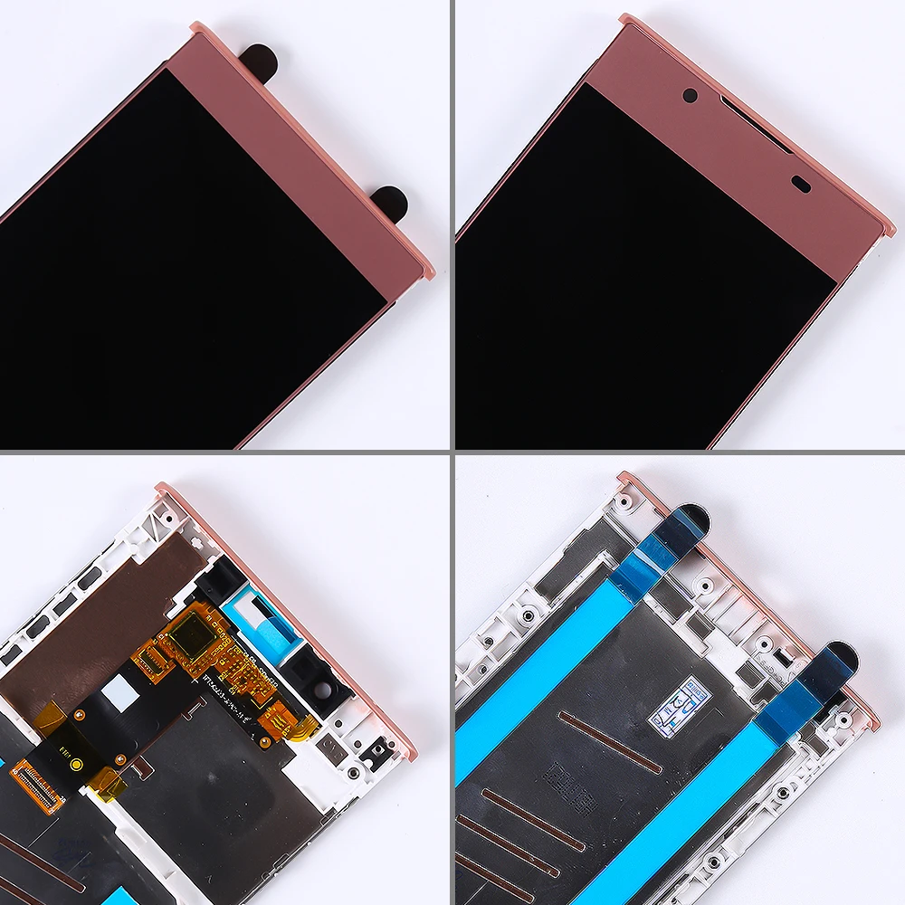 Для Sony Xperia L1 5 дюймов ЖК дисплей G3312 сенсорный экран дигитайзер сборка G3311 G3313 рамка