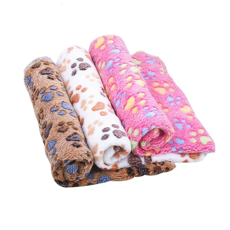 

Soft Pet Dog Blanket Winter Small Dog Beds Coral Fleece Blankets for Dog Cat Sleeping Warm Cat Bed Mat
