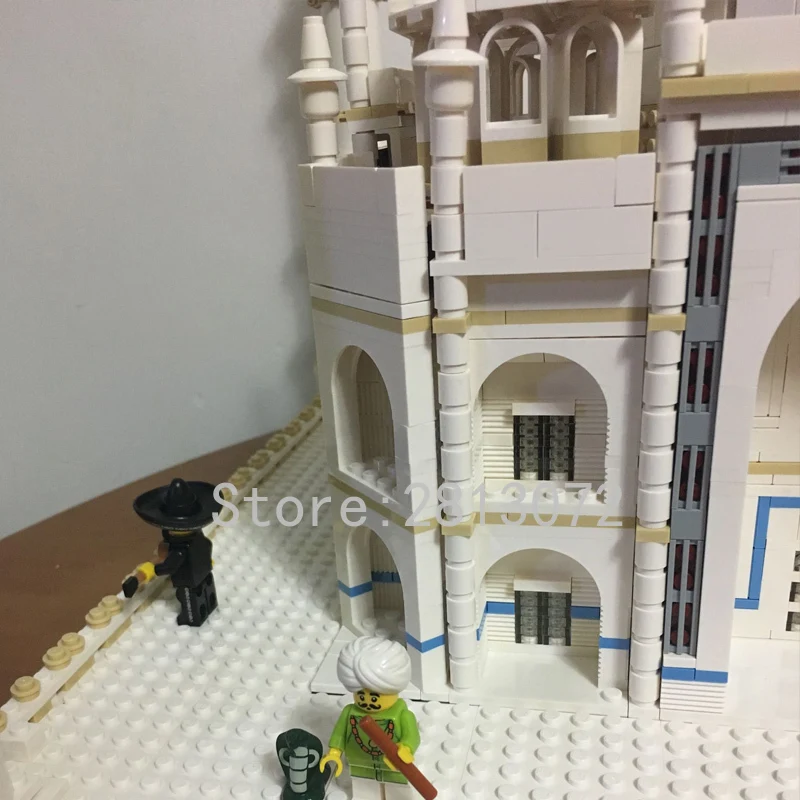 17008 Taj Mahal architecture set CREATOR 3508 шт. модели строительные блоки кирпичи игрушки совместимы с 10256
