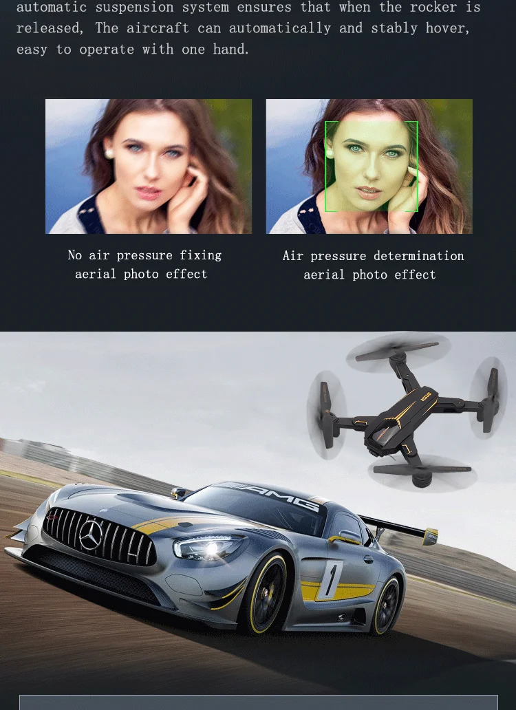 VISUO XS812 GPS Drone With 4K HD Camera Quadcopter 5G WIFI FPV RC Drone Foldable Helicopter Altitude Hold One Key Return VS E58