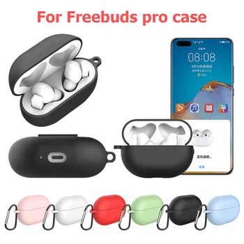 

Silicone Case For Huawei Freebuds Pro Case Soft TPU Cover For huawei freebuds pro case with hook Wireless Bluetooth headset