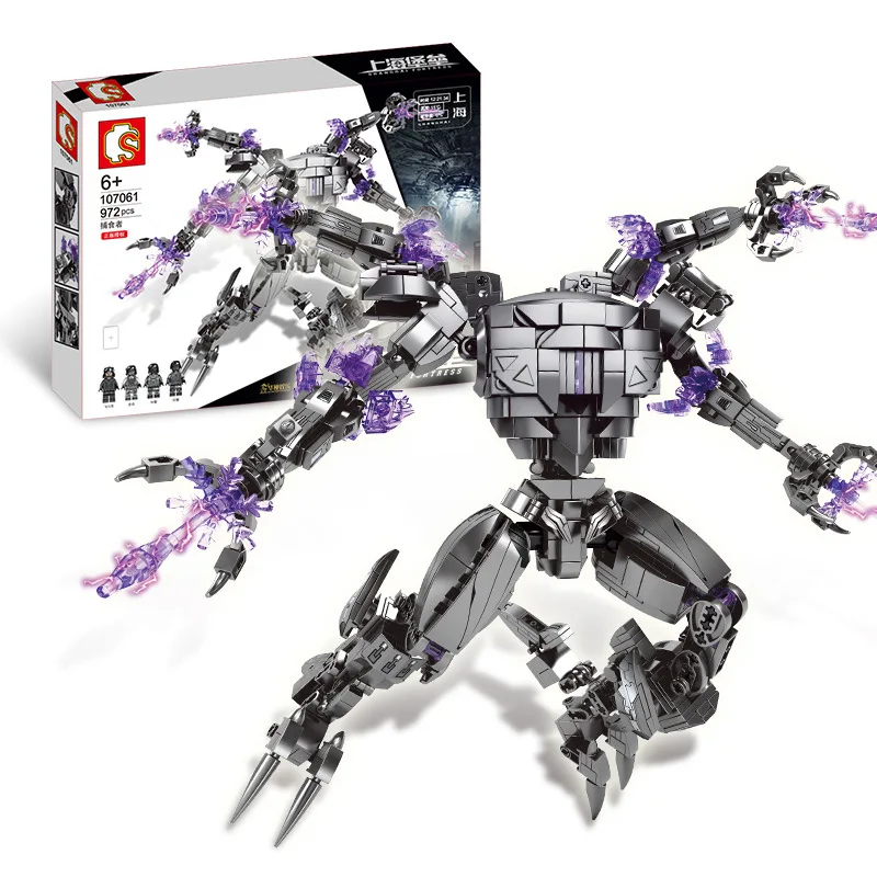 

Sembo 972 PCS Soldiers Female Predator Robot Figures Building Block Action For Children Model Toys For Children Christmas Gifts