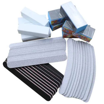 

40Pcs/set Nail Art Set Professional Sandpaper Nails Sanding Buffer Files Blocks Grinding Manicure Care Tools Pedicure Kits L428