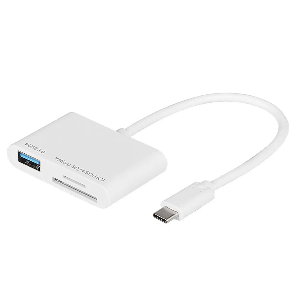 3 в 1 usb type C кард-ридер USB C концентратор адаптер USB-C USB OTG TF SD Micro USB для Macbook Micro USB