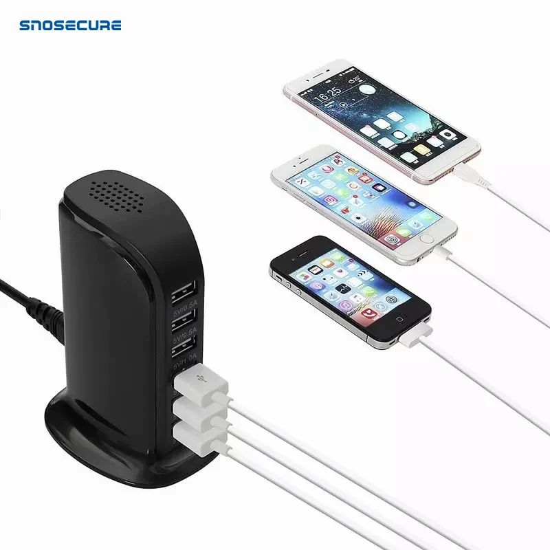 Skup SNOSECURE HD1080P kamera IP 5 port USB wtyczka Mini kamera Home bezpieczeństwo biura ładowarka USB kamera stojąca stacja ładowania