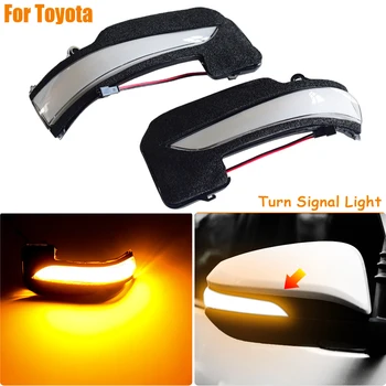 

LED Dynamic Turn Signal Light For Toyota Hilux Fortuner AN150 Innova AN140 2016-2019 Flowing Water Blinker Flashing Light
