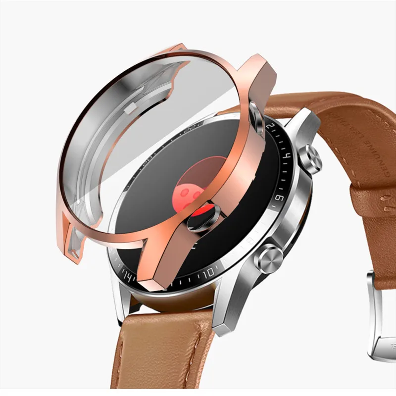Защитный чехол для huawei watch GT 2 46 мм, защитный чехол из мягкого ТПУ на весь экран HD для Gt 2, чехол для часов, аксессуары для часов