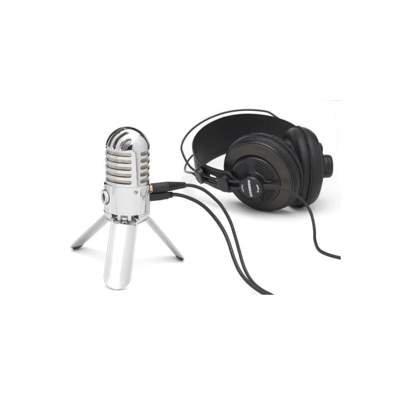 Original Meteor Mic Studio Recording Condenser Microphone Fold-Back Leg With USB Cable Carrying Bag For Computer