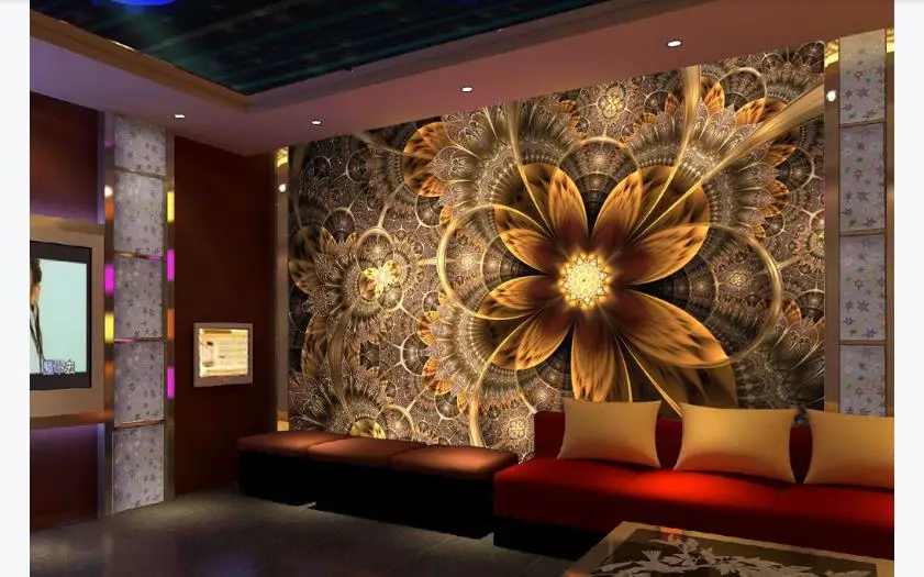 Абстрактные фрески обои абстрактные красивые цветы фон настенные для гостиной