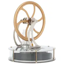 Подарок на день рождения двигателя из стерлингового серебра Тепловая модель двигателя Стирлинга паровой двигатель физическая научная модель для эксперимента