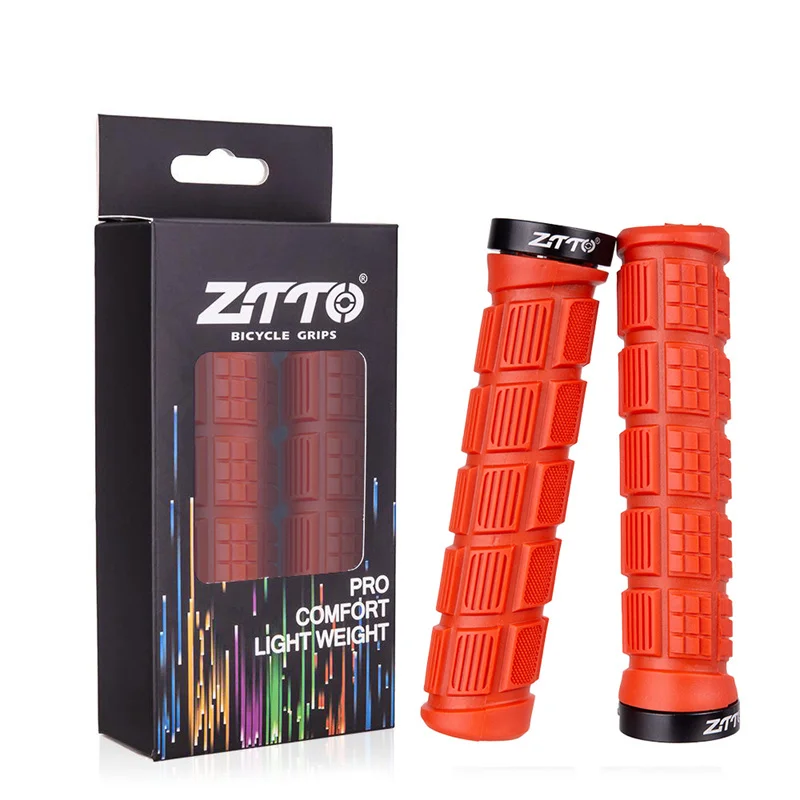 

Bicycle Grips Bicycle Scooter Bike Handle Bar Rubber Soft Durable Anti-Non-slip End Grip Ponge Handles Bike Accessories