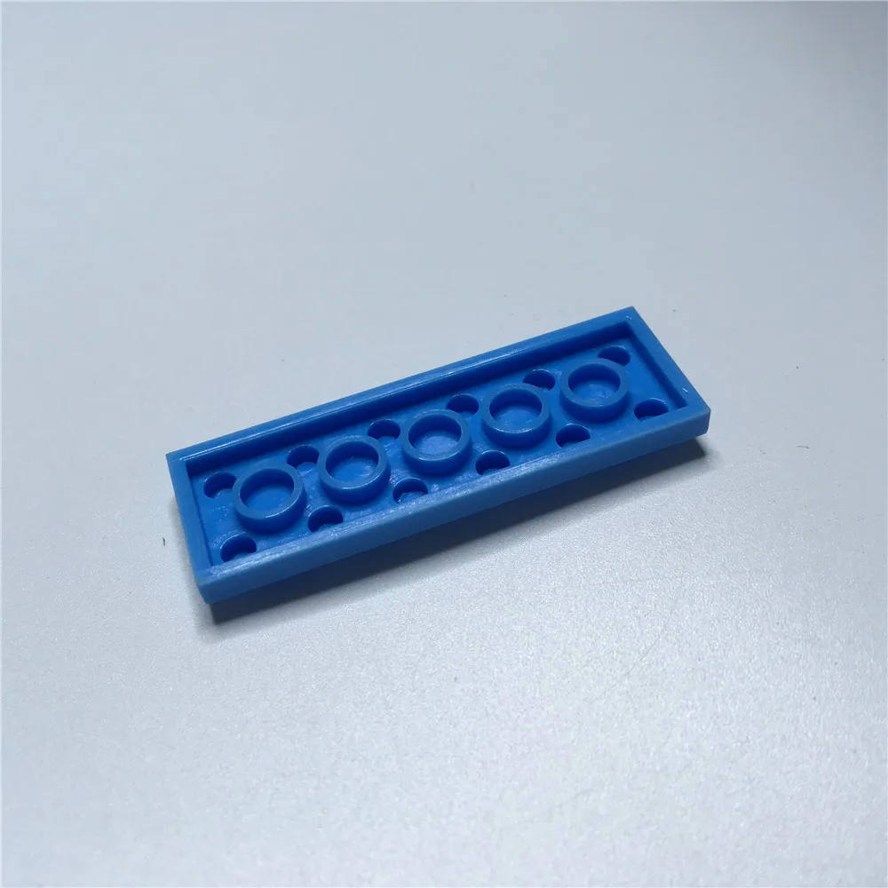 Синий 2X6 низкая пластина Тонкий Чип 100 г/пакет около 55 штук шт diy строительный блок запас аксессуары Игрушка - Цвет: Синий