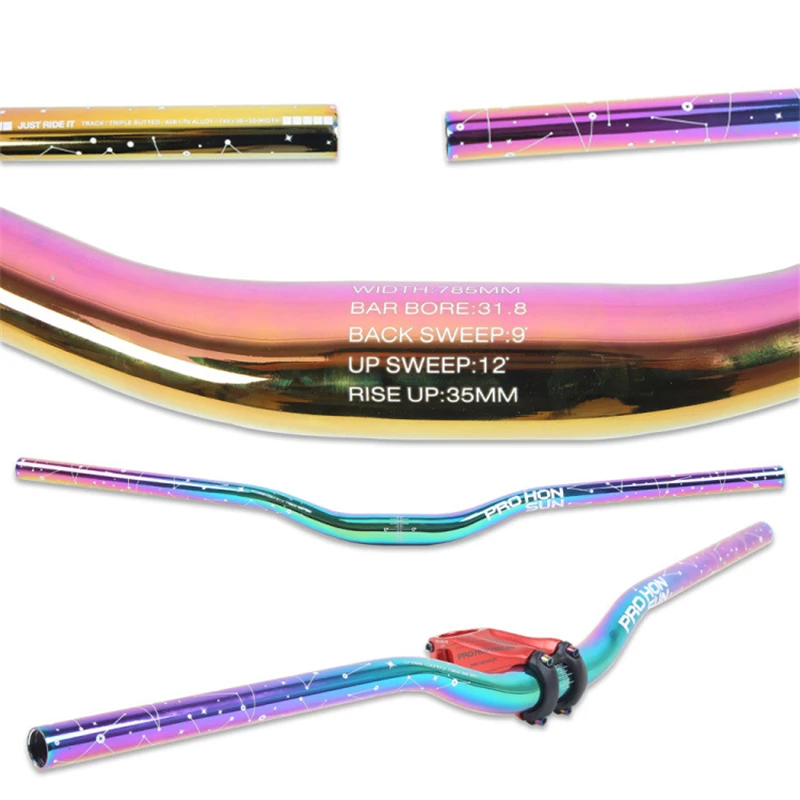 Rainbow Bicycle Rise Handlebar XM MTB DH Racing