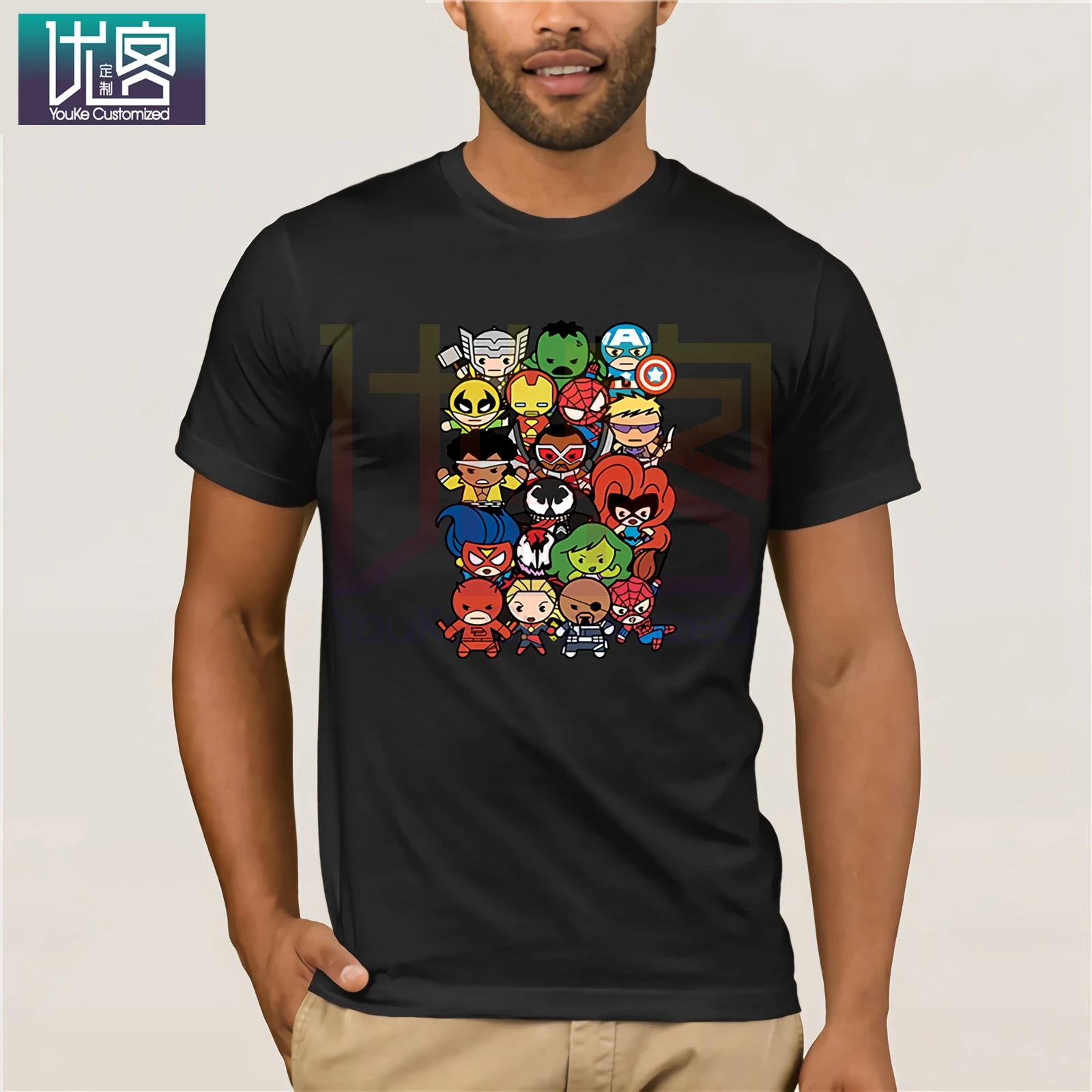 Marvel Avengers 3 Infinity War T Shirt Avenger Thanos iron man shirt Costume Cosplay Superhero Fashion Streetwear Tee | Мужская одежда
