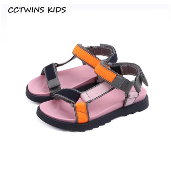 

CCTWINS Kids Shoes 2020 Summer Baby Gir Brand Flat Boys Fashion Casual Shoes Toddler Fashion Beach Sandals Children BS455