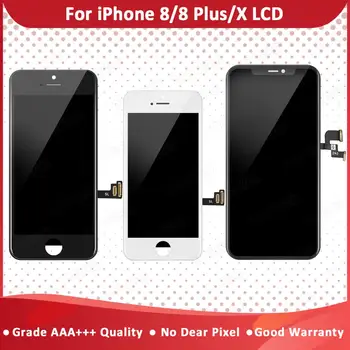 

10 Piece/Lot Grade AAA+ Touch Digitizer Assembly LCD Display For iPhone 8 Plus X Screen