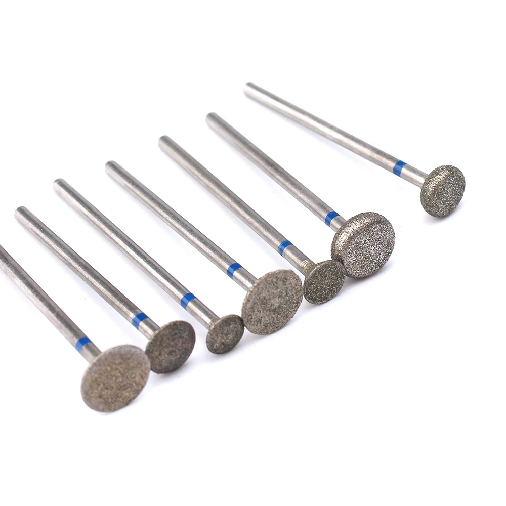 Nail Drill Bit Diamond Ball Rotary Bit 5.0mm Manicure Burr Cuticle Clean Polish Machine Accessory 1Pc