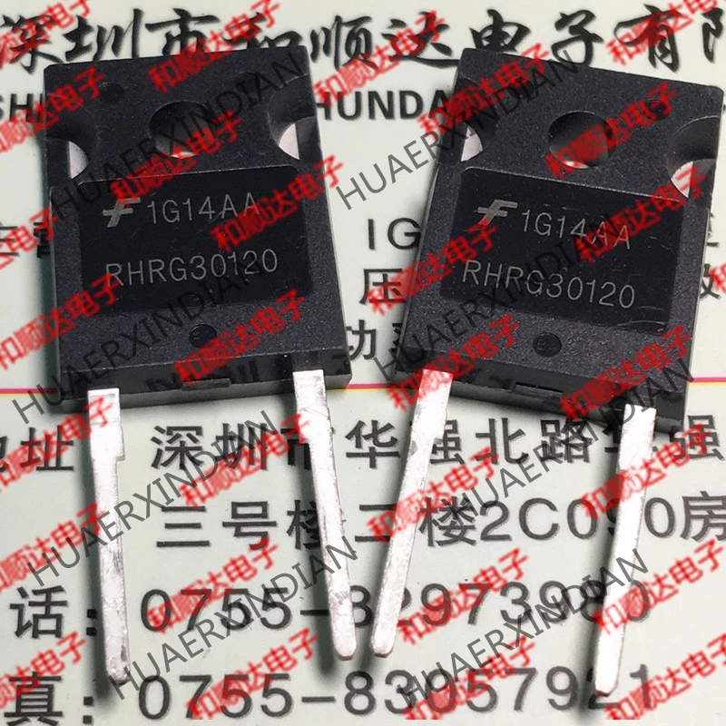 5 шт., новые оригинальные кнопки RHRG30120 TO-247-2
